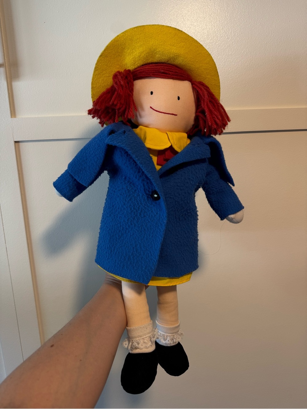 Vintage 1990 Madeline‎ Doll by Eden Toys Classic Plush Stuffy Doll EUC